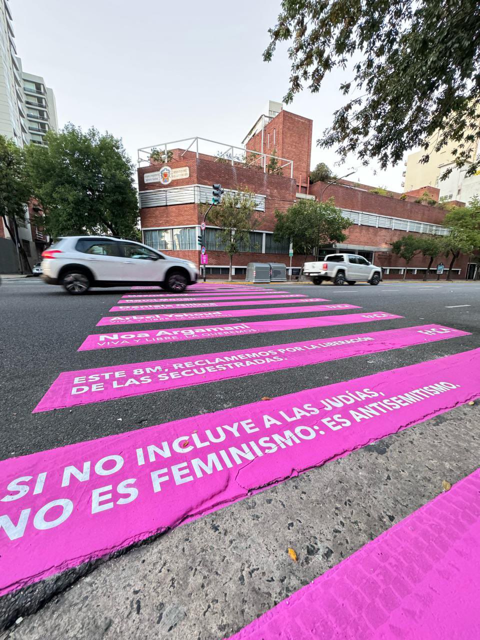 Las pintadas que aparecieron por el Día de la Mujer