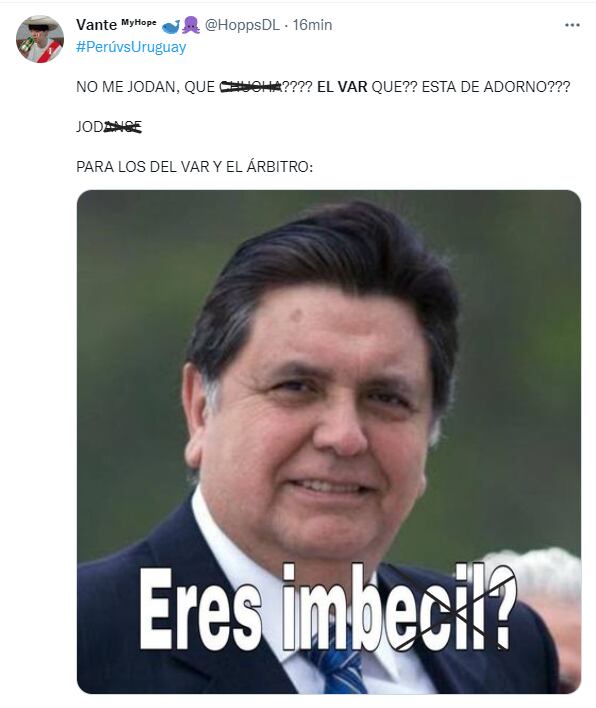 Peruvian fans explode on social media for goal not charged to the national team.