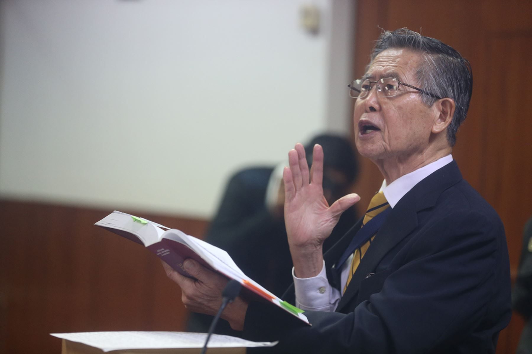 Alberto Fujimori è in attesa di processi nonostante la risoluzione del TC. Foto: Andina