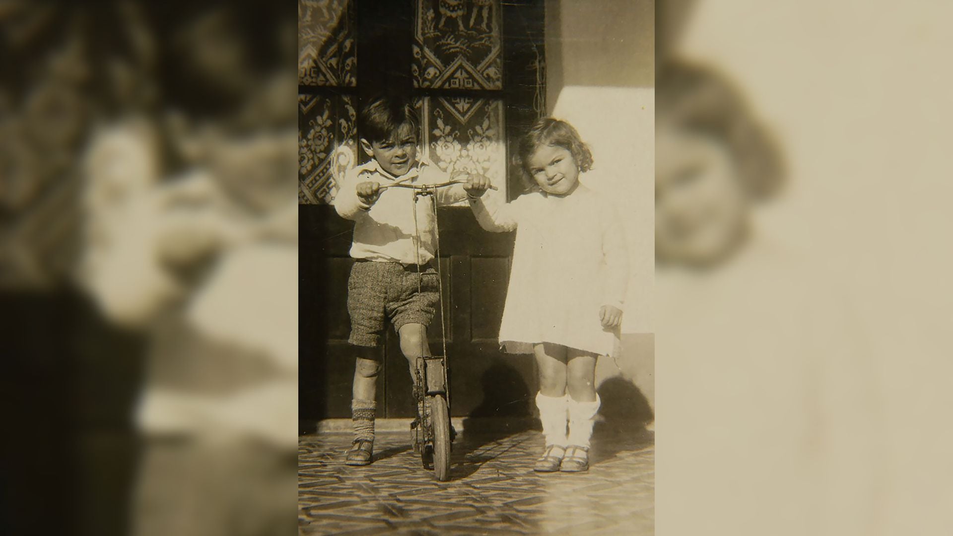 Celia Guevara y su hermano