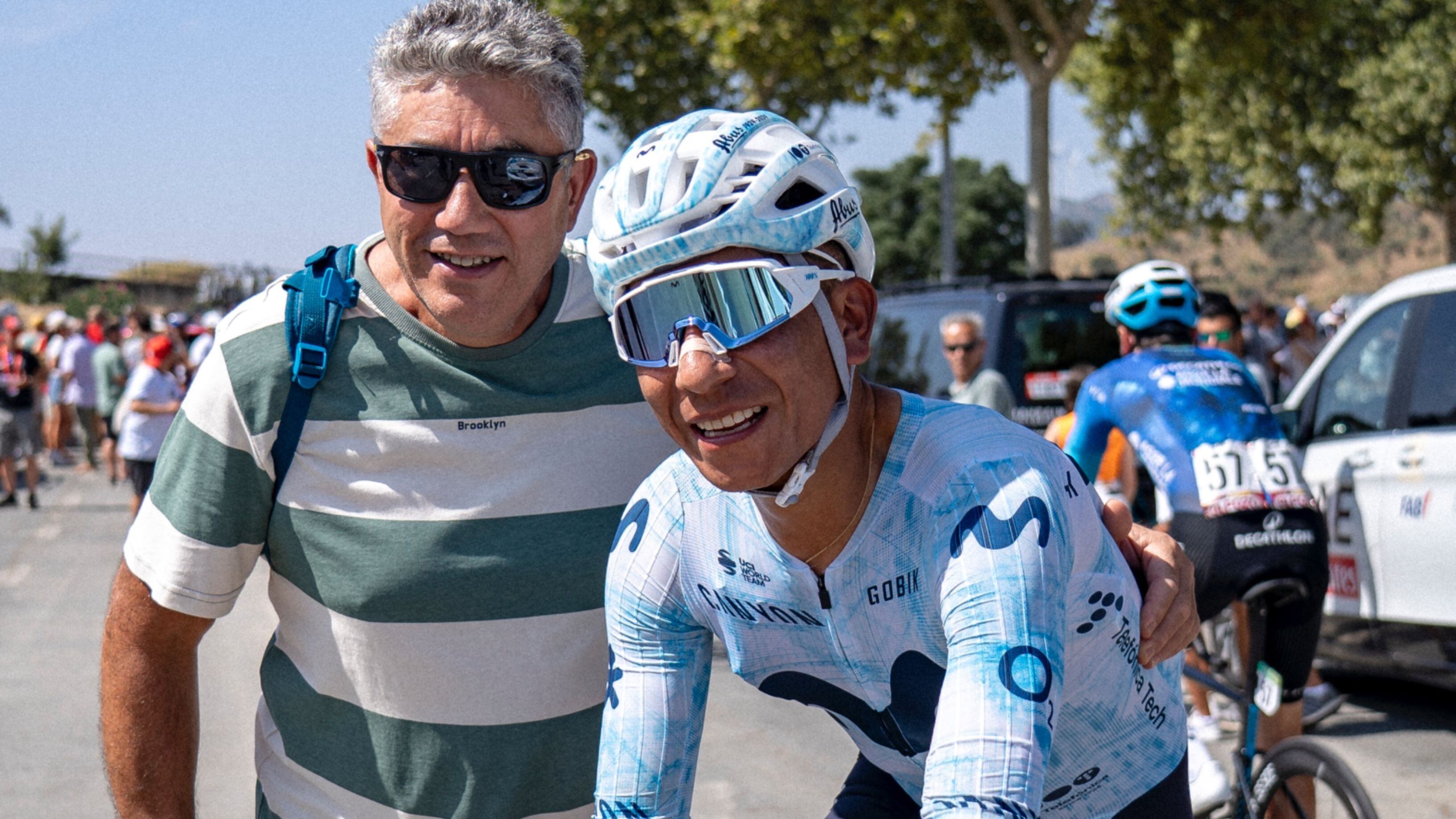 Nairo Quintana corrió en 2024 con el Movistar Team la Vuelta a España - crédito Movistar Team