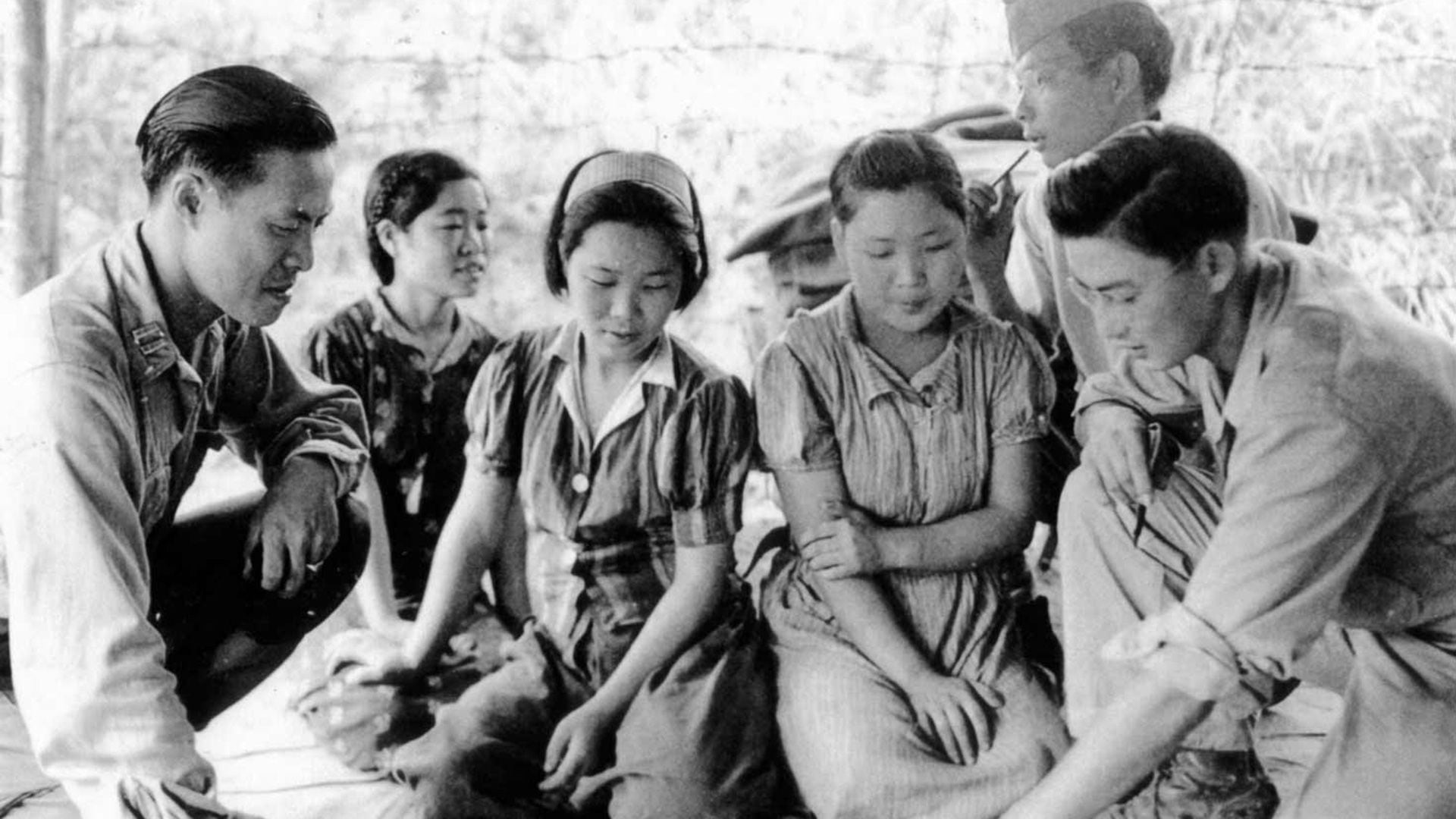 Mujeres de Consuelo (Comfort Women) provenientes de Corea. Eran raptadas y luego convertidas en esclavas sexuales para satisfacer a los soldados japoneses