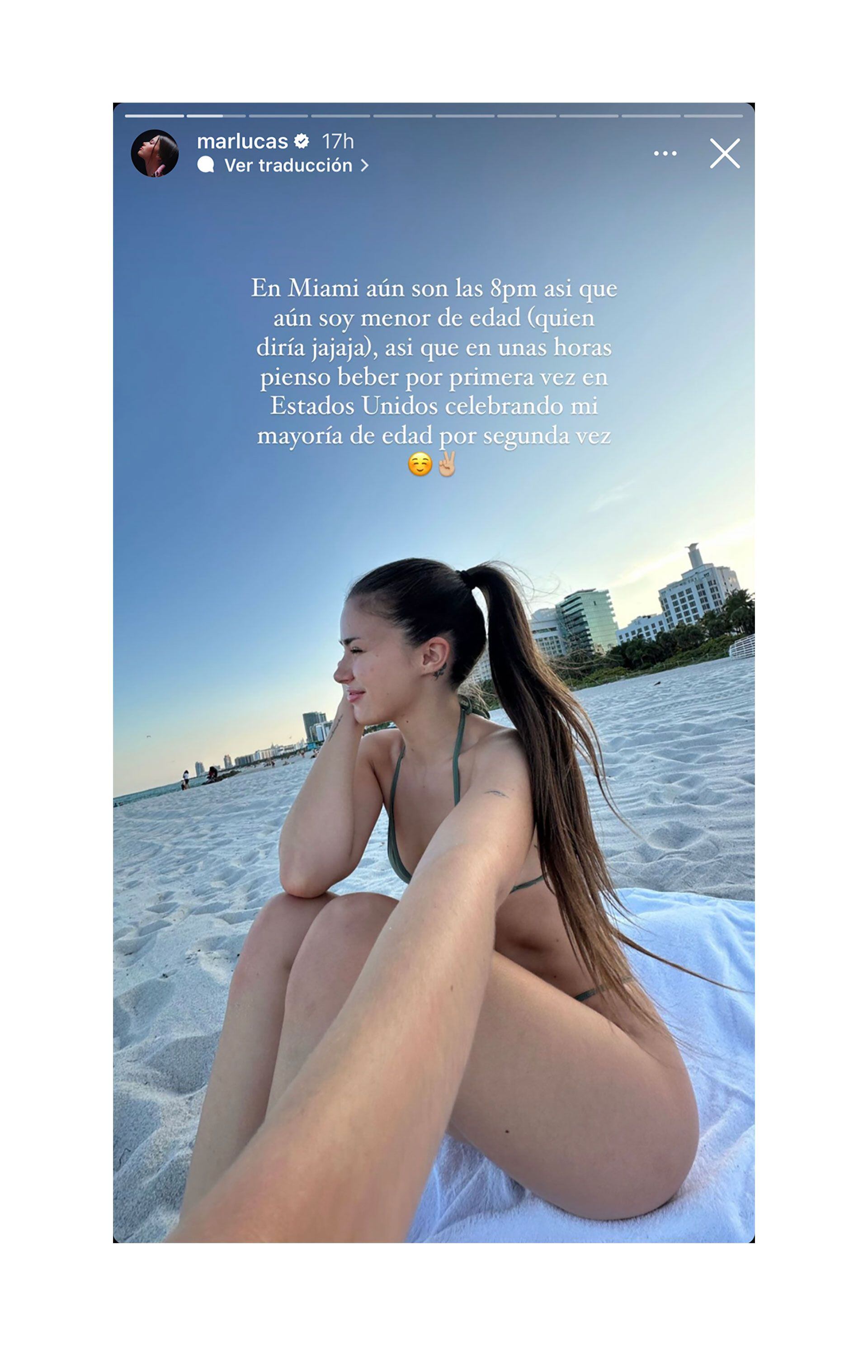 Romance confirmado: Rusherking y Mar Lucas, juntos en Miami festejando el cumpleaños de ella
