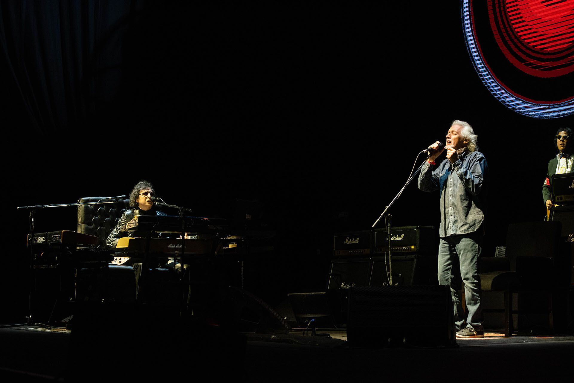 Charly García y Nito Mestre, juntos en un show en el Luna Park en agosto pasado (Foto: Franco Fafasuli)