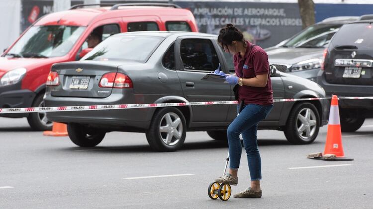 El accidente ocurrió poco antes de las 6 de la mañana (Adrián Escandar)