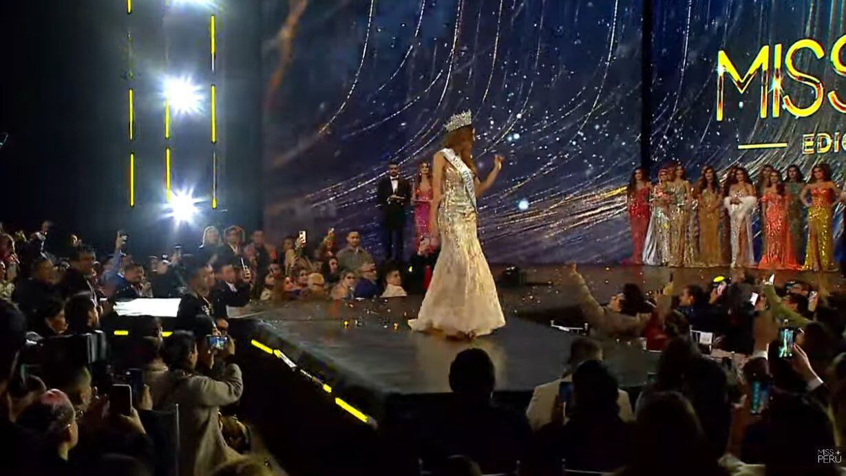 Tatiana Calmell gana el ‘Miss Perú 2024′. (Captura: YouTube)