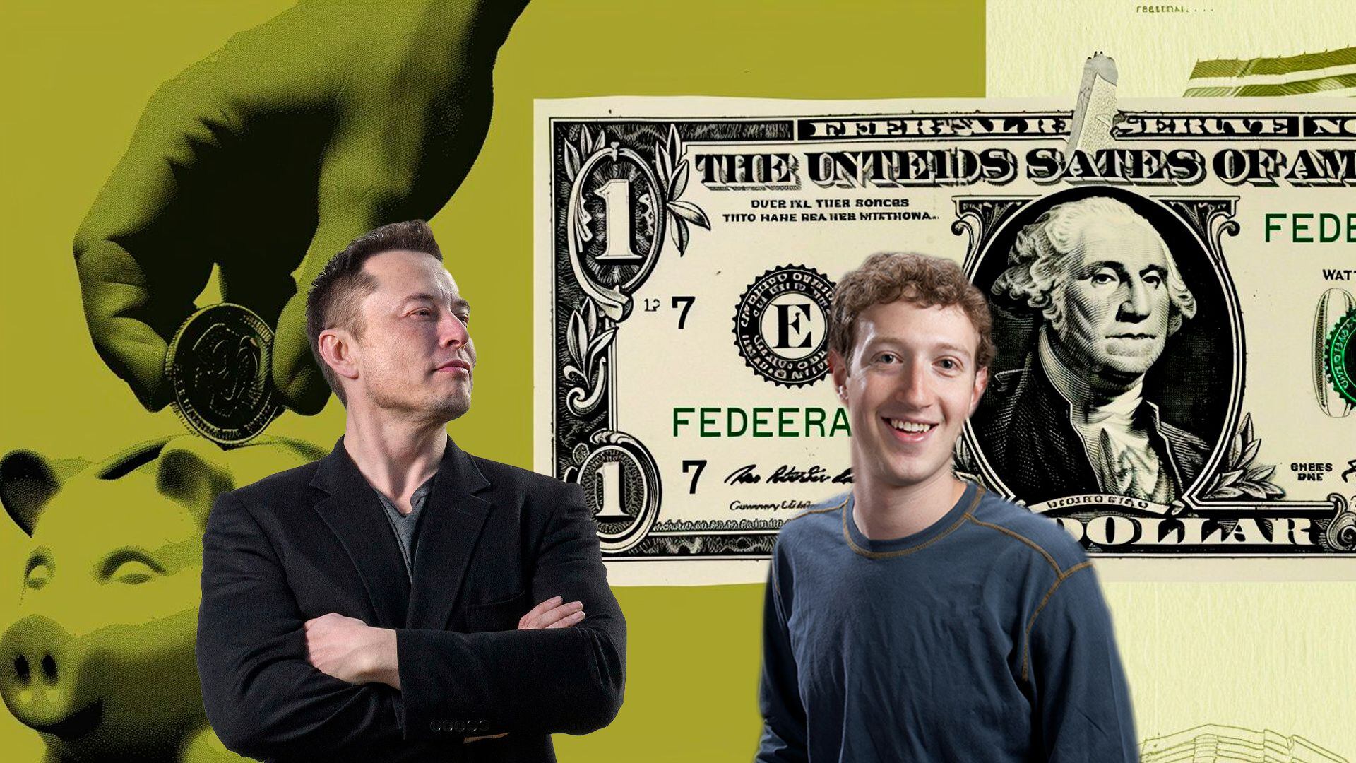 Por qué los CEO como Elon Musk y Mark Zuckerberg cobran solo 1 dolar