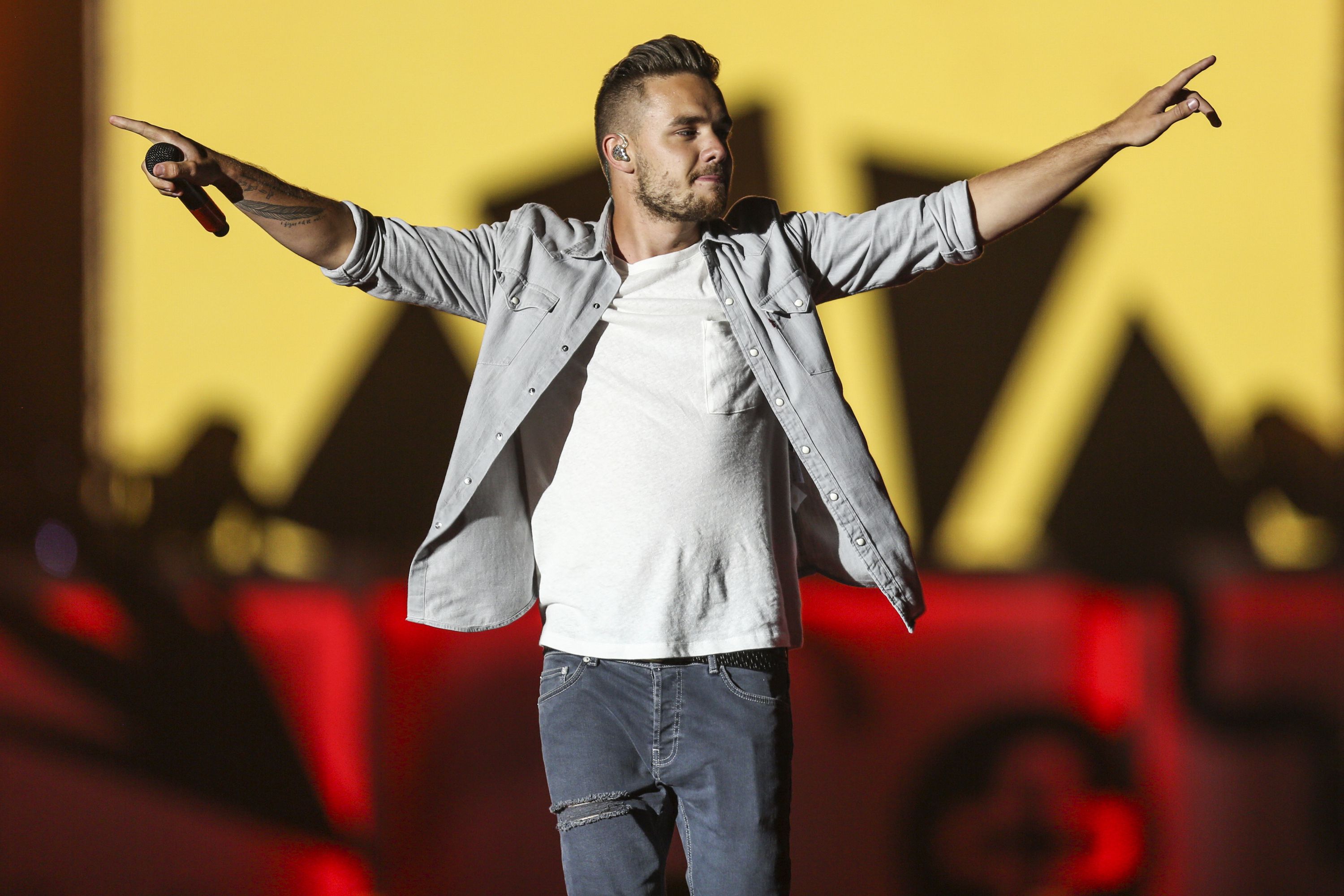 ARCHIVO - Liam Payne, de One Direction, canta en el Honda Civic Tour en el estadio Qualcomm el jueves 9 de julio de 2015, en San Diego, California. (Foto de Rich Fury/Invision/AP, Archivo)