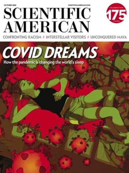 La portada de la edición de octubre de la revista Scientific American.