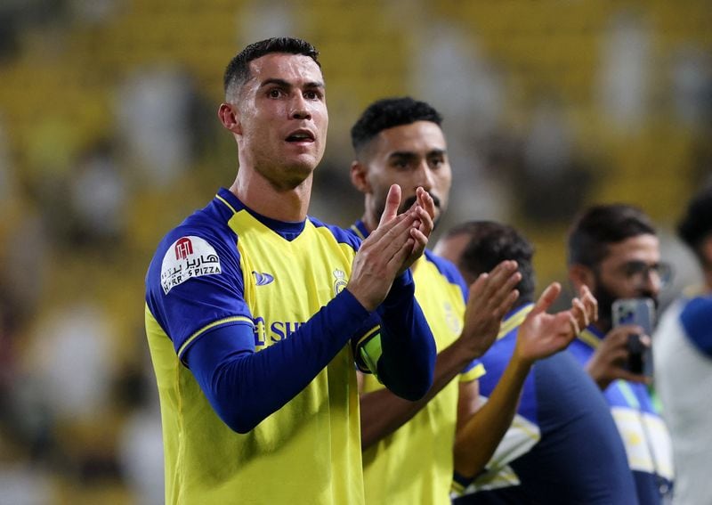 Cristiano Ronaldo continúa agrandando su récord en Arabia Saudita (Foto: Reuters/Ahmed Yosri)