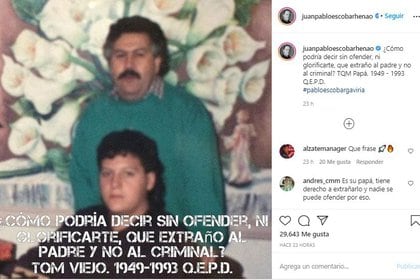 Escobar's son