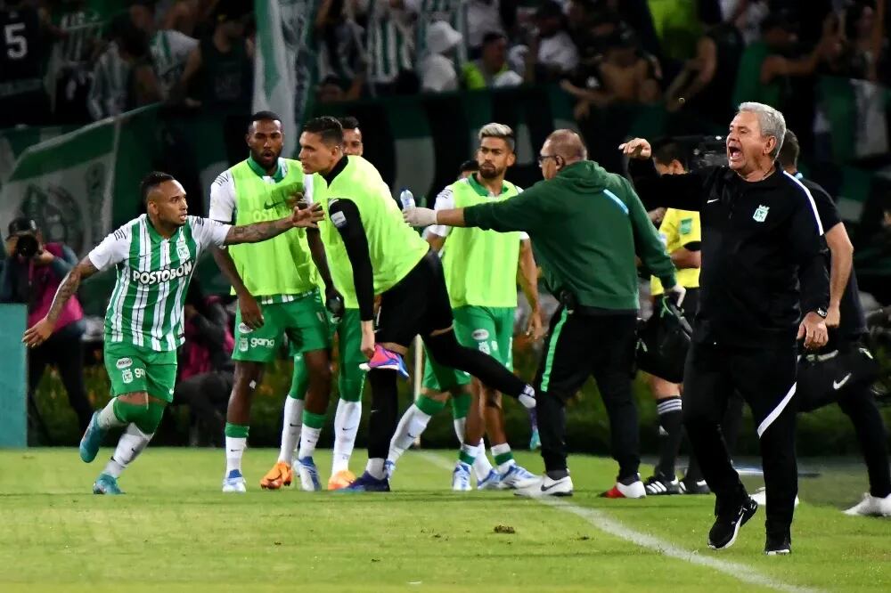 El entrenador del Atlético Nacional se refirió al empate con Millonarios en el Atanasio. Foto: Dimayor