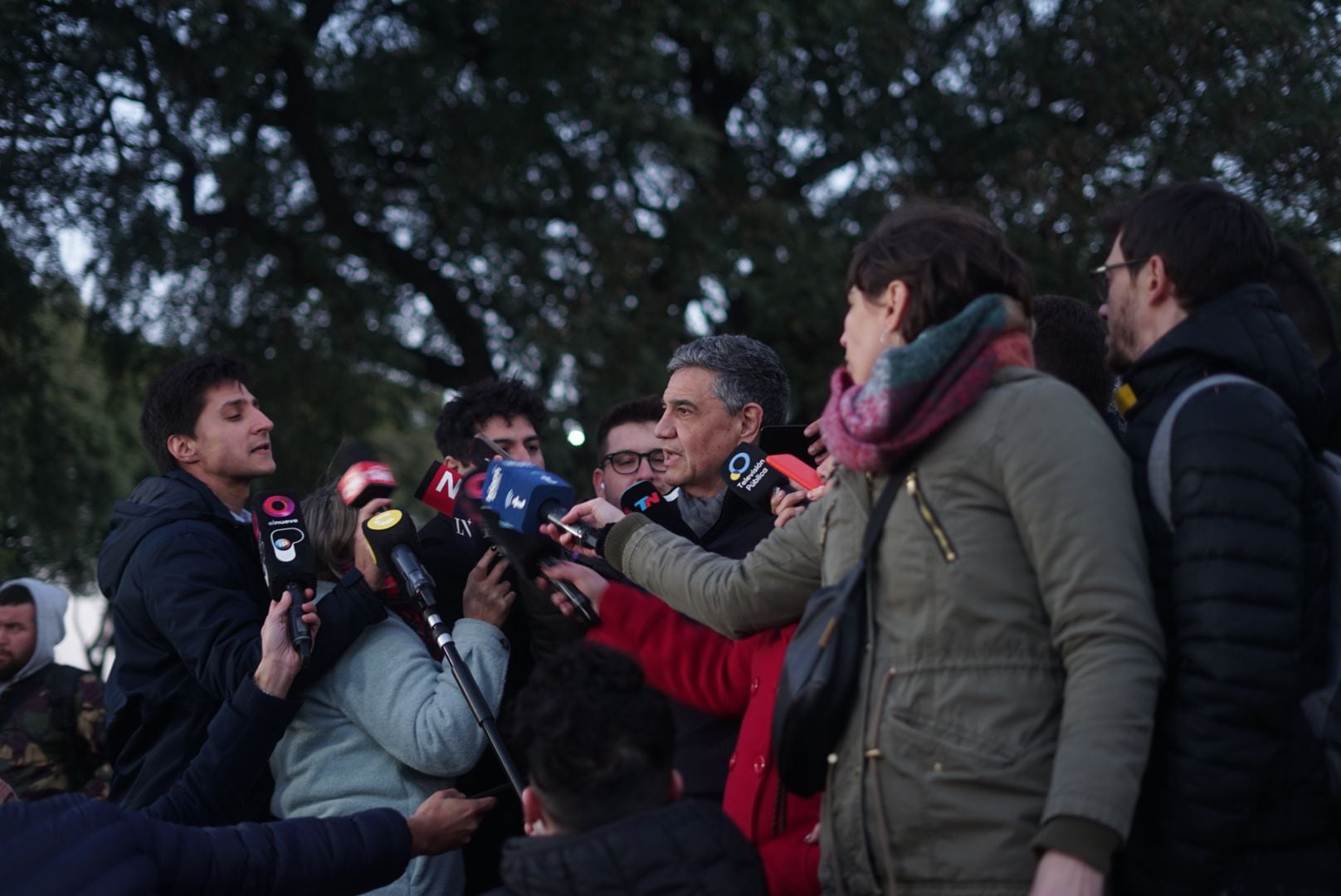 Foto de unidad Mauricio Macri, Horacio Rodríguez Larreta, Patricia Bullrich con Jorge Macri