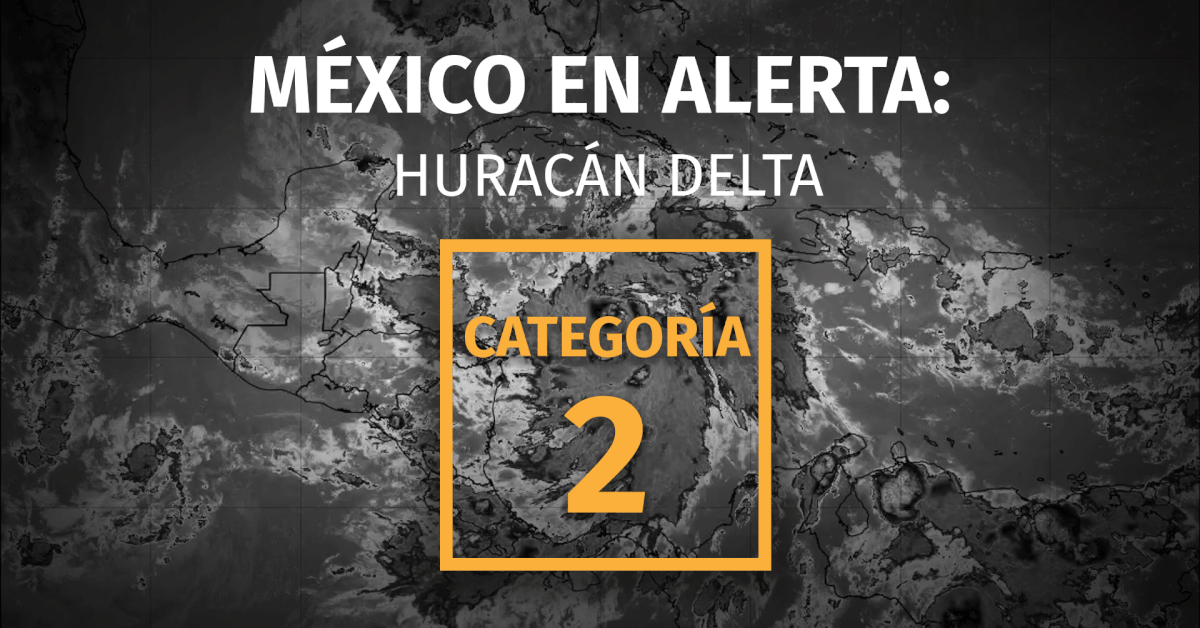 Huracán Delta minuto a minuto: luego de tocar tierra en Puerto Morelos, se debilitó a categoría 2