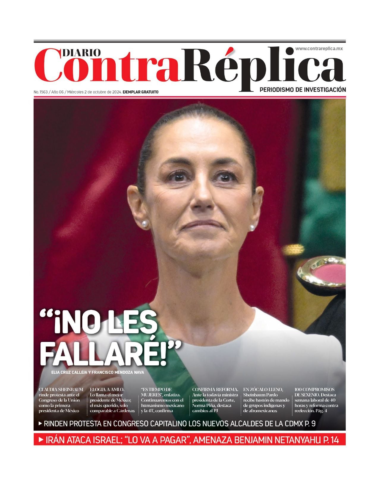 Fue recibida con distintos enfoques en las principales publicaciones del país; resaltaron que la presidenta gobernará para todos

Crédito: https://comunicacion.diputados.gob.mx/