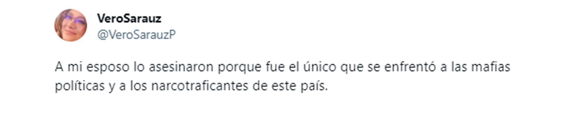 El mensaje de la esposa de Fernando Villavicencio