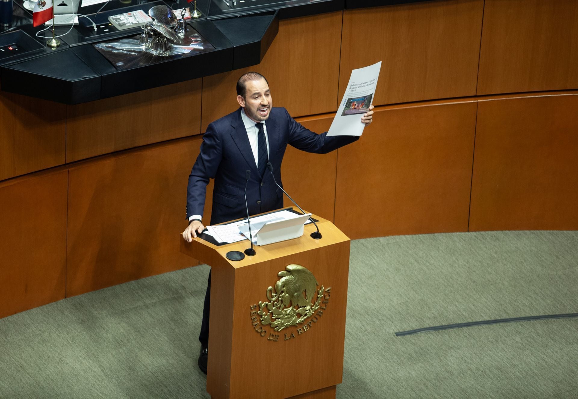 Marko Cortés se pronunció respecto al caso García Luna FOTO: ANDREA MURCIA /CUARTOSCURO.COM