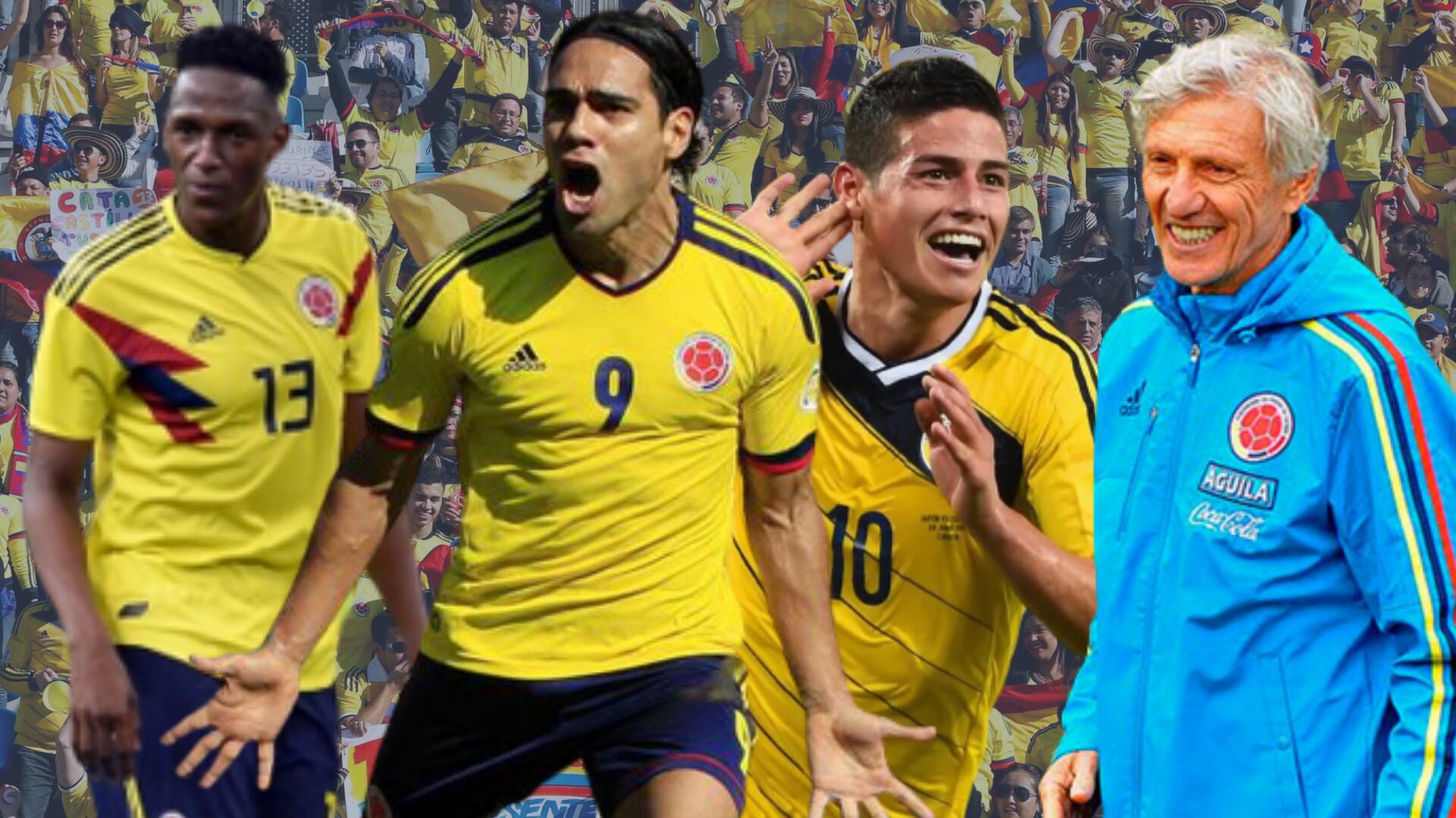 Falcao García, James Rodríguez, entre otros nombres han brillado en la última década con la selección Colombia - crédito Felipe Cubillos / Montaje Infobae