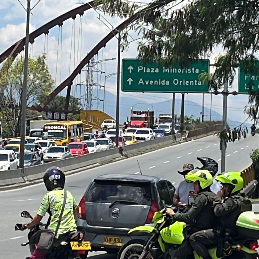 Autoridades reportan bloqueos intermitentes en Punto Cero por parte de manifestantes - crédito Personería de Medellín