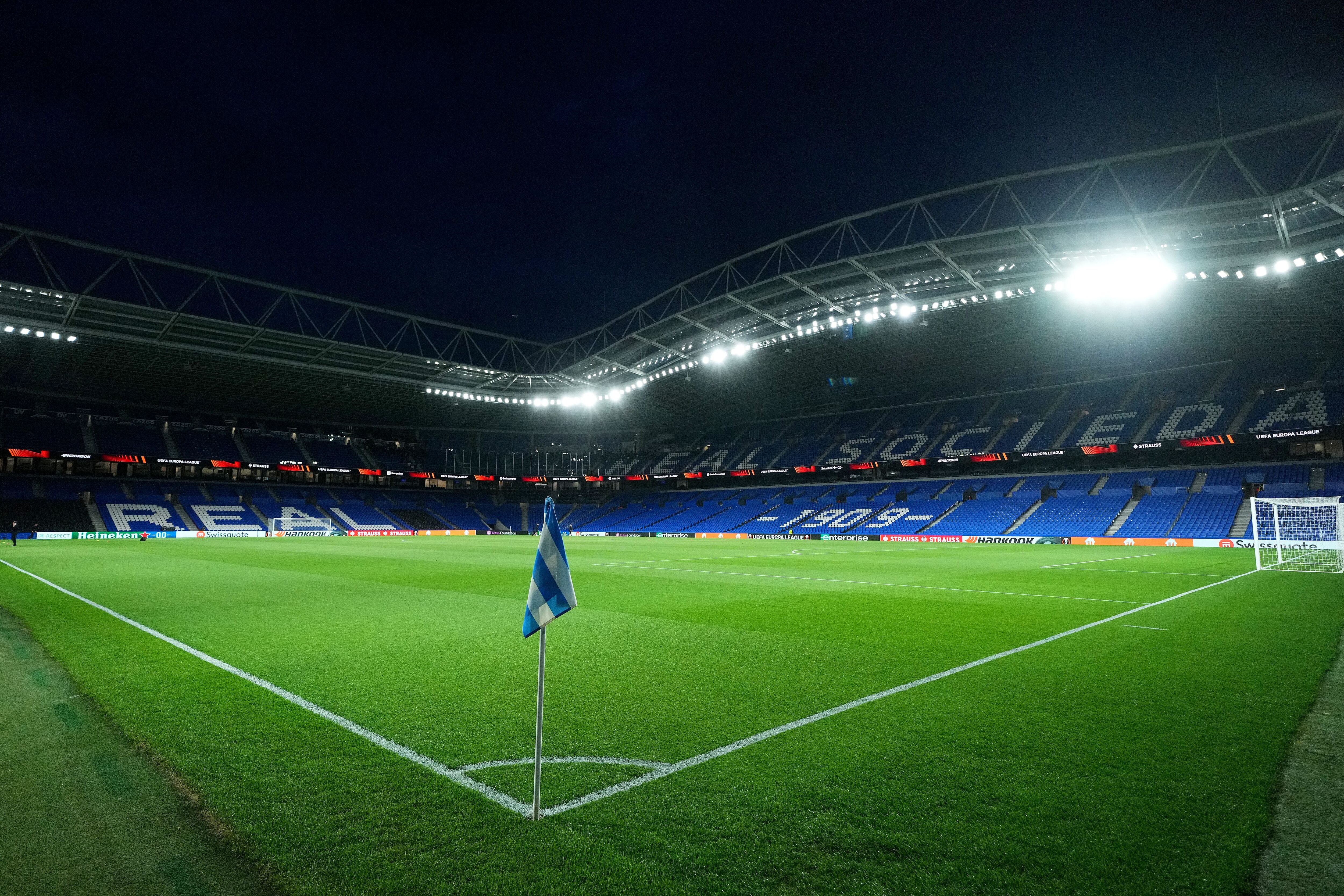 Imagen del interior del Reale Arena.