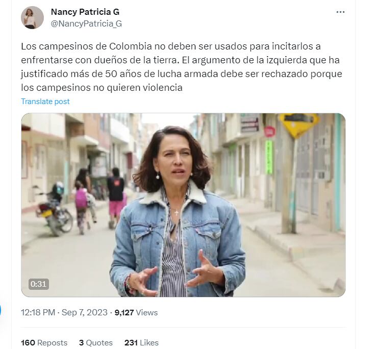 Nancy Patricia Guti Rrez Lanz Fuerte Pulla Al Presidente Y Critic El