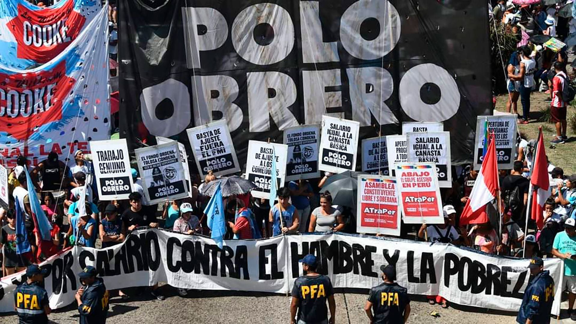 Marcha piquetera polo obrero