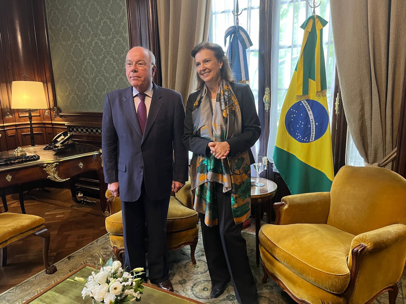 Mauro Vieira Diana Mondino Canciller argentina brasil