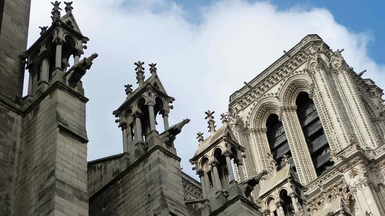 Las características gárgolas de Notre-Dame