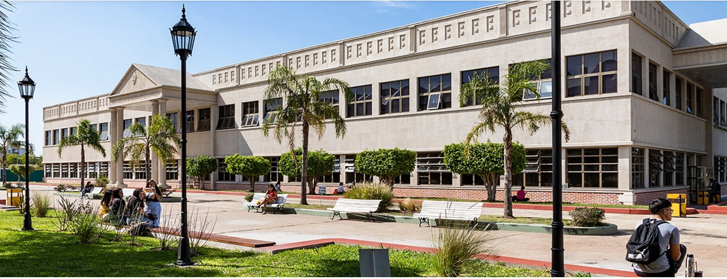 Sede de la Universidad Nacional de La Matanza en San Justo (Crédito: UNLAM)