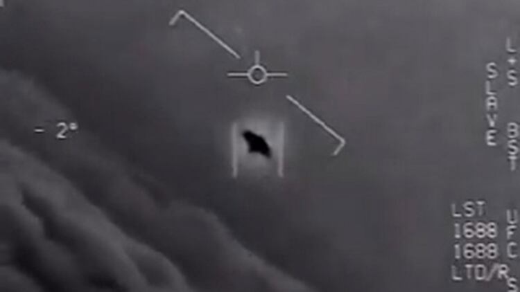Imagen de los videos desclasificados por el Pentágono
