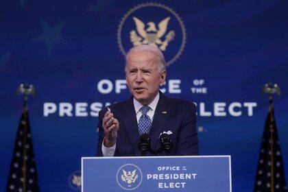 El presidente electo de los Estados Unidos, Joe Biden. Foto: REUTERS/Leah Millis