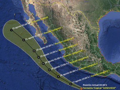 (Foto: Servicio Meteorológico Nacional / Conagua Clima)