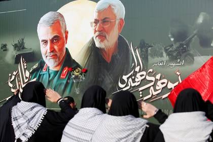 Foto de quien fuera el general más importante del régimen iraní, Qassem Soleimani. Foto: REUTERS/Wissam al-Okaili