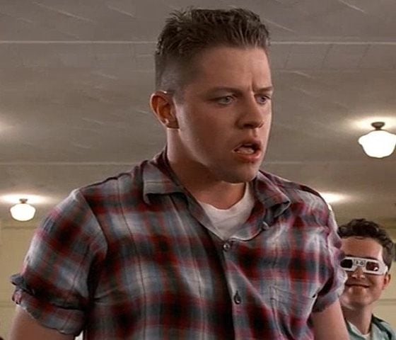 Thomas F Wilson confesó en 2015 que su papel de Biff Tannen está inspirado en los bullies que lo acosaron durante su infancia