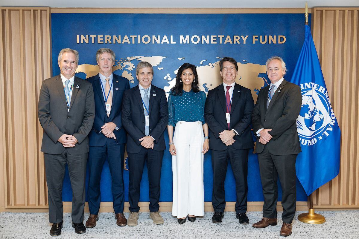 Luis Caputo Gita Gopinath FMI