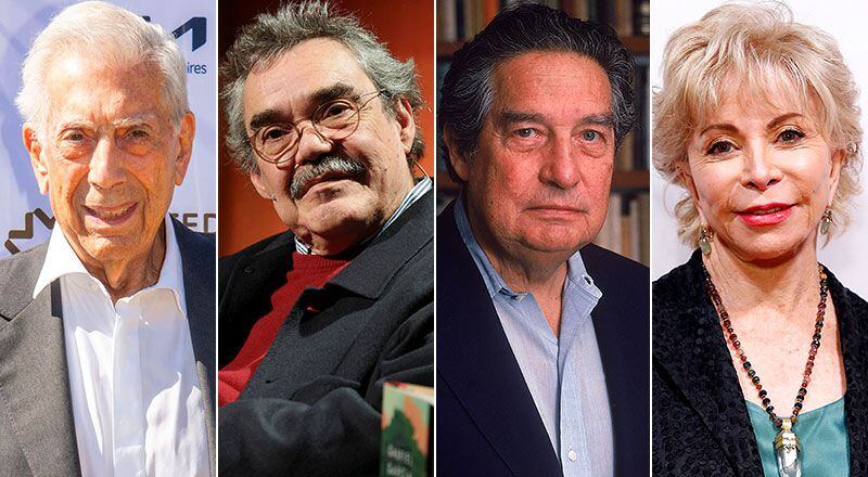 Vargas Llosa, García Márquez, Octavio Paz, Isabel Allende 800x440