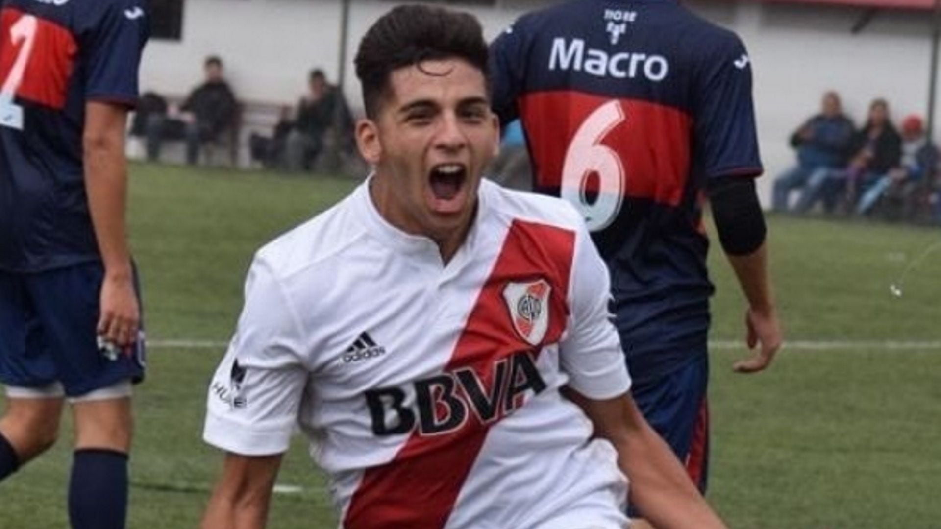 Jugó un solo partido en la Primera de River Plate (Crédito: Hernán Lopez Muñoz)
