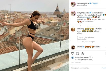 Se pronunció en contra de las inyecciones y los procedimientos cosméticos (Foto: Instagram @imyanetgarcia)