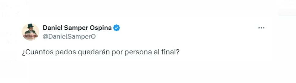 El periodista Daniel Samper se burló del error del mensaje de Gustavo Petro - crédito @DanielSamperO/X