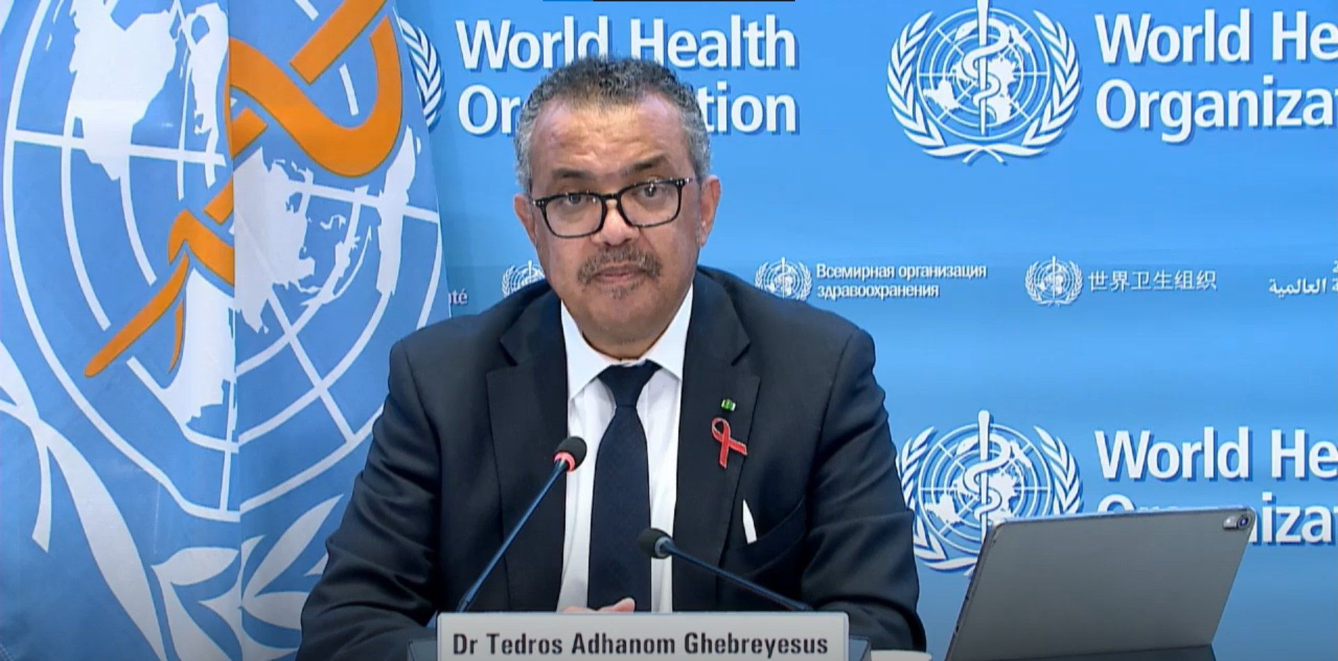 En 2023, el director general de la Organización Mundial de la Salud (OMS), Tedros Adhanom Ghebreyesusse, realizó un llamado urgente a tomar medidas contra el cambio climático, destacando su impacto en la salud (Europa Press)
