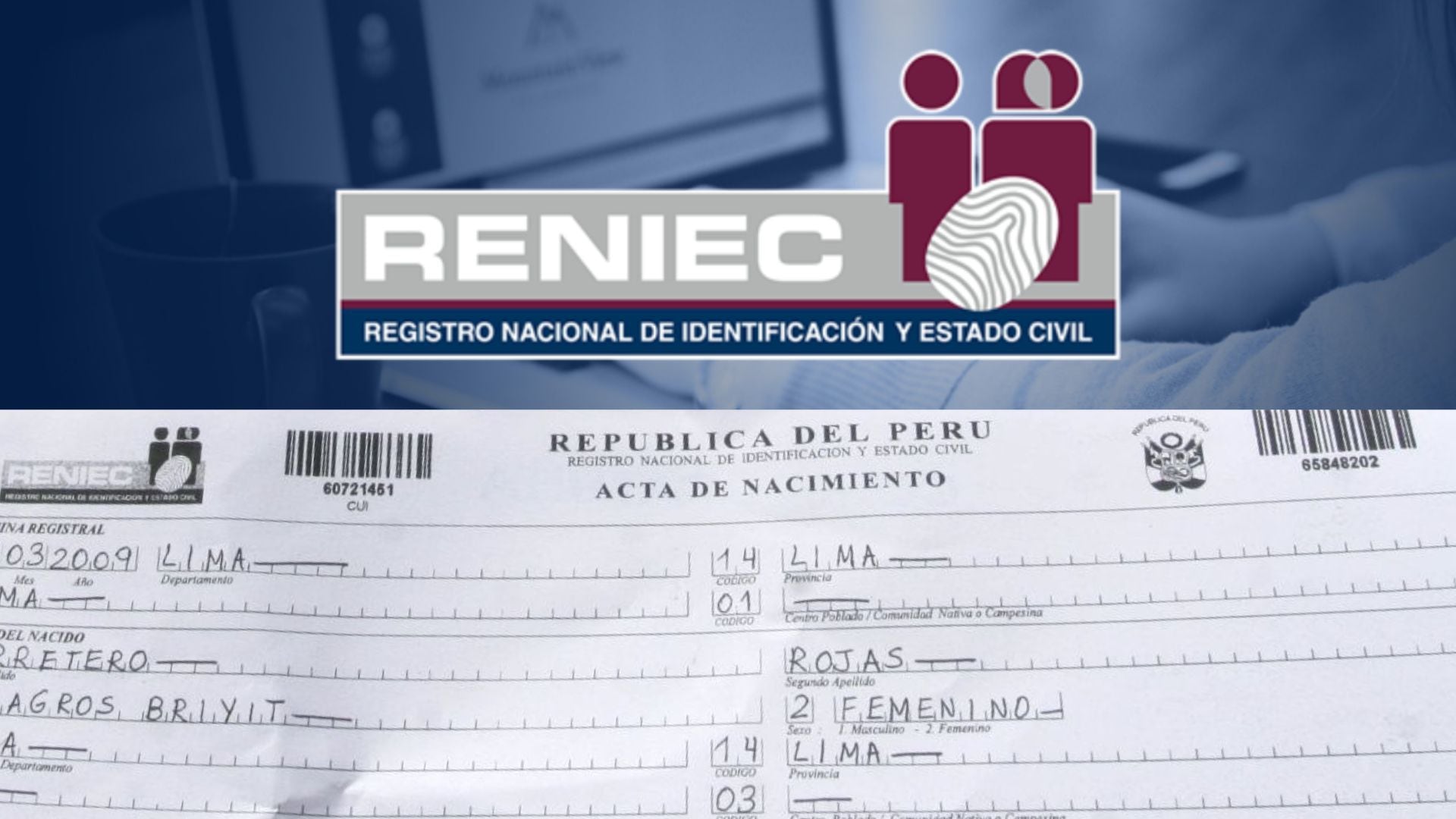 Reniec Cómo Sacar Una Copia Del Acta De Nacimiento Matrimonio Y Defunción Infobae 1987