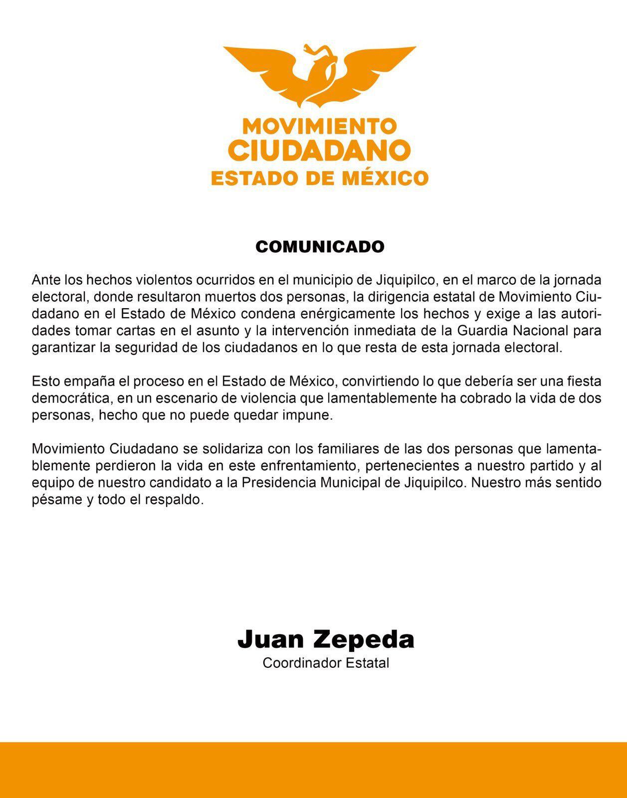 Movimiento Ciudadano Jiquipilco