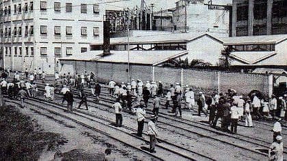 Trabajadores de Swift en Berisso, 1930