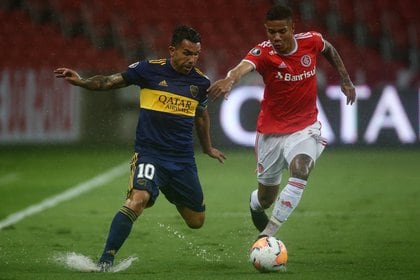 Boca ganó en la ida ante Inter en Porto Alegre (REUTERS/Diego Vara)