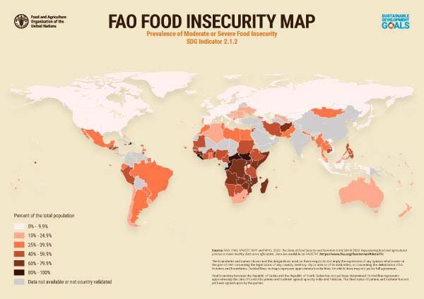 El Perú es el país con la inseguridad alimentaria más alta de Suramérica.