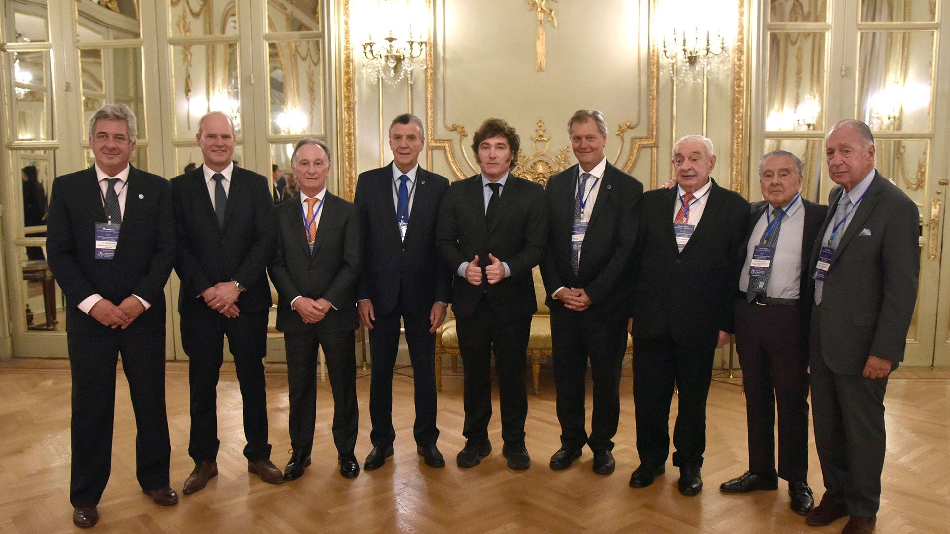 La visita de Javier Milei al tradicional almuerzo del CICyP