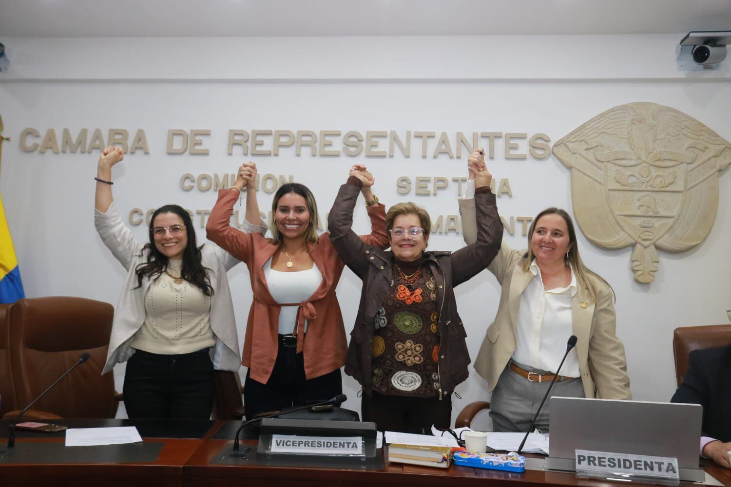 Gloria Inés Ramírez, ministra del Trabajo, se mostró satisfecha ante la aprobación de la reforma pensional en el tercer debate en la Comisión Séptima de la Cámara, pero congresistas esperan que este proyecto de ley no surta su cuarto debate - crédito Ministerio del Trabajo