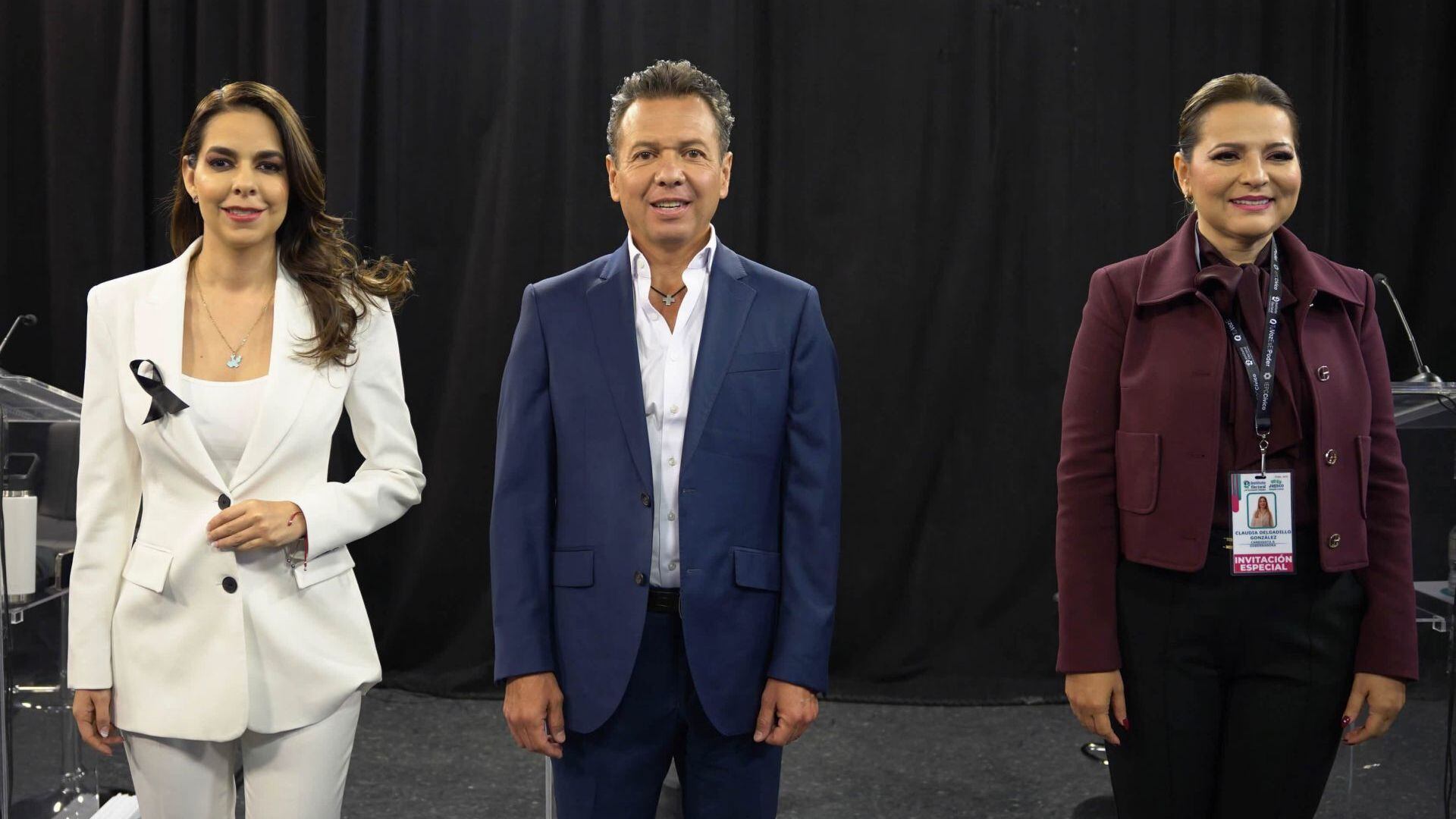 Laura Haro-Pablo Lemus-Claudia Delgadillo-Jalisco-Elecciones 2024-México-26 de mayo