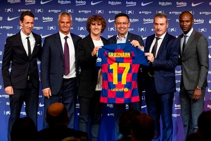 Griezmann llegó al Barcelona tras el frustrado esfuerzo por repatriar a Neymar (EFE / Enric Fontcuberta)