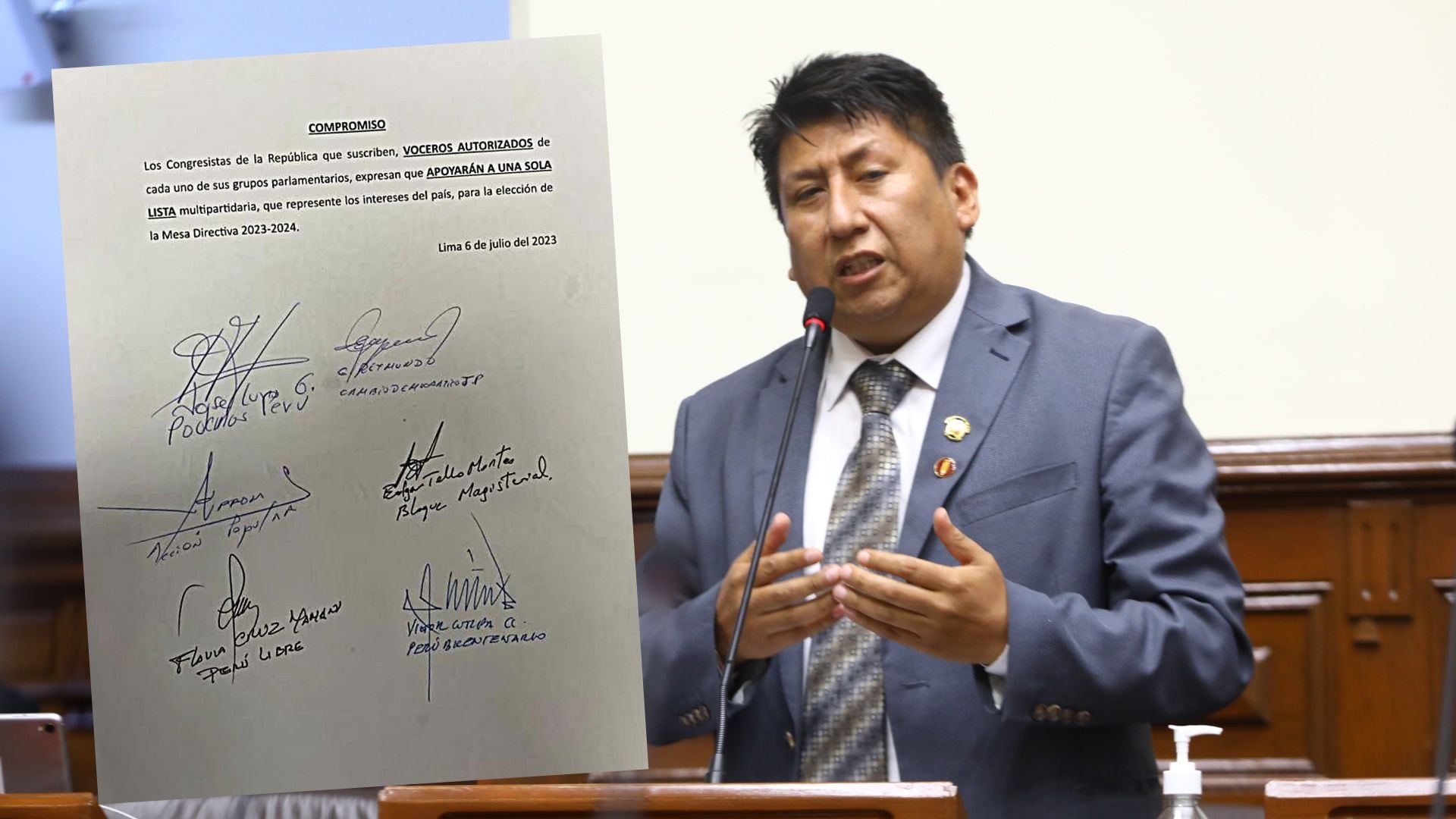 Parlamentarios cuestionaron la participación de Waldemar Cerrón en la lista del denominado 'bloque democrático'